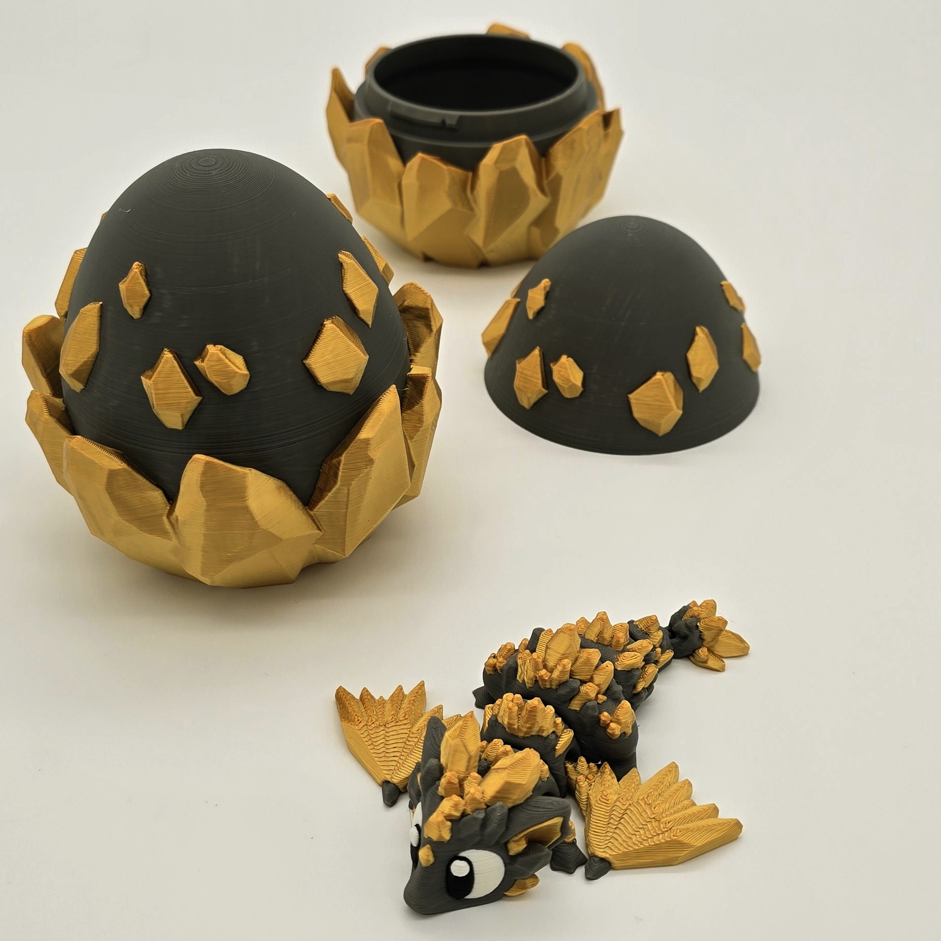 Kristalldrache im Ei Ansicht 2